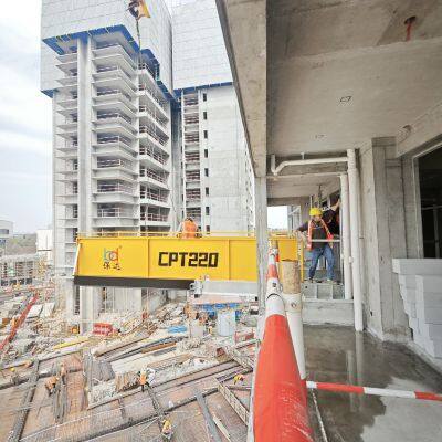 5 Ton Capacity Retractable Crane Loading and Unloading Platform Superior Durability