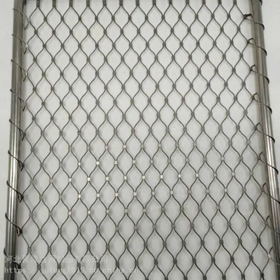 High Strength Diamond Ferrule Stainless Steel Cable Woven Wire Rope Mesh Net for Aviary Zoo Net