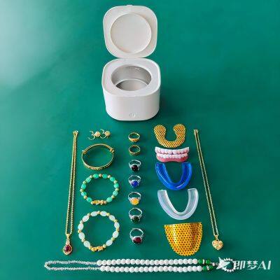 Ультразвуковой очиститель, машина для очистки ювелирных изделий 200 мл, 48 кГц, профессиональный ультразвуковой очиститель с однократным нажатием кнопки