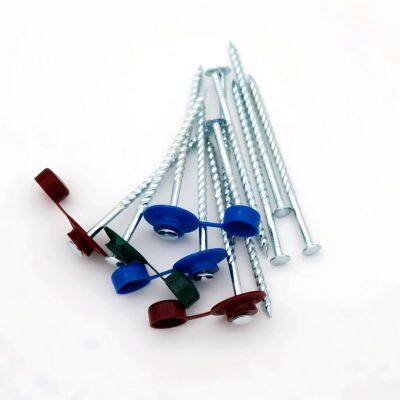 Electro-Galvanized Umbrella Head Roofing Nails - 1.5