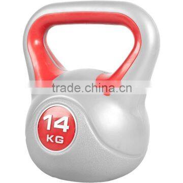 Logo custom color vinyl kettlebell for fitness