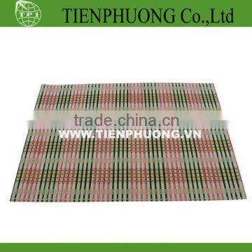 Bamboo colorful place mat 30*40 cm