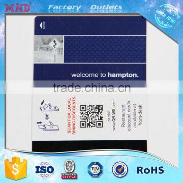 MDH78 Rfid hotel magnetic stripe key card with cheap price for access control system