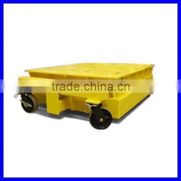 Electrical Flat Car With Rail 20t for Industry Transportation photo-2