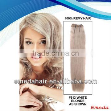 Wholesale top grade wavy 5a cheap virgin peruvian hair blonde weaving