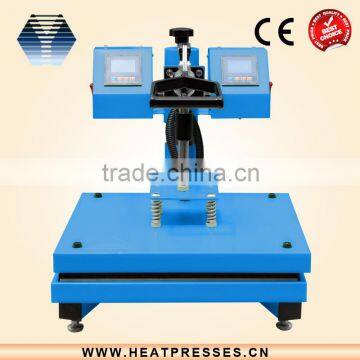 Custom Heat Press Machine Dual Heating Plates Sublimation Machine