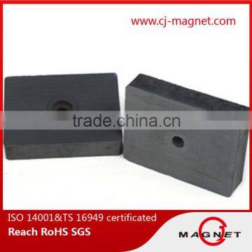 Y30Y30BH super sintered ferrite block magnet for speaker/Multistage magnetization