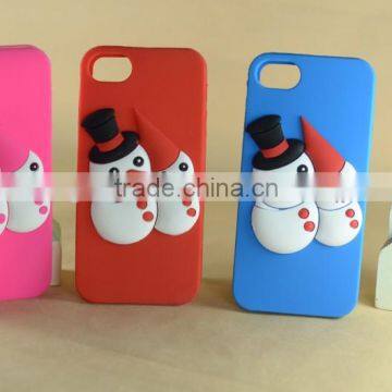 Santa Claus Silicon Case for iPhone 5S,Christmas gift