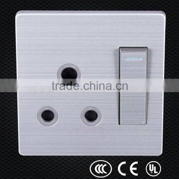 E series European type UK type south africa type socket with switch