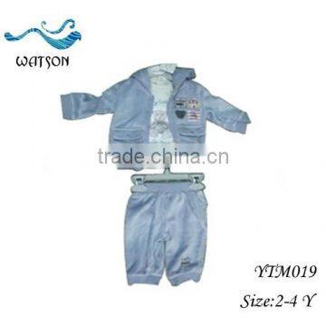 Fashion Cartoon Bear Casual Child Clothing sets(3 pcs)