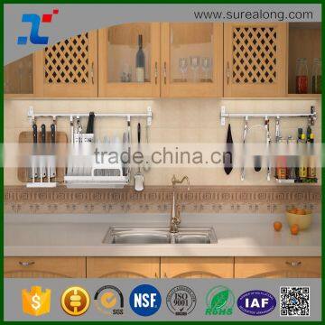 China Manufacturer Stainless Steel Kitchen Accessories Wall Mount Storage Organizer Rack photo-2