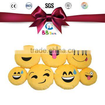 hot new toy for 2015 hot toys funny emoji pillow with EN and ICTI standard