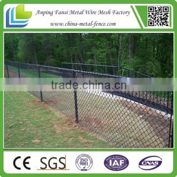 Used 5 foot black Galvanized/pvc chain fence weight panels for sale factory