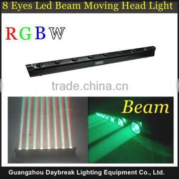 American DJ LED moving head light , high quality stage Cree led lamp , 8 x 10w beam moving led full color mixing