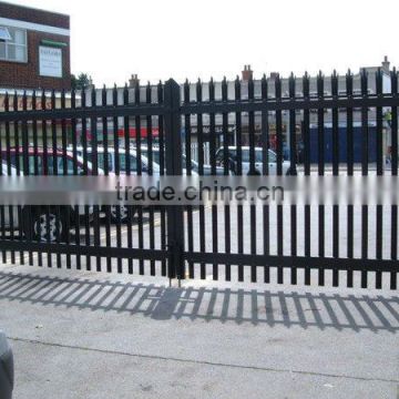 High security color coated PVC palisade fence