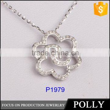 Not to be missed goods stone silver pendant silver flower pendant