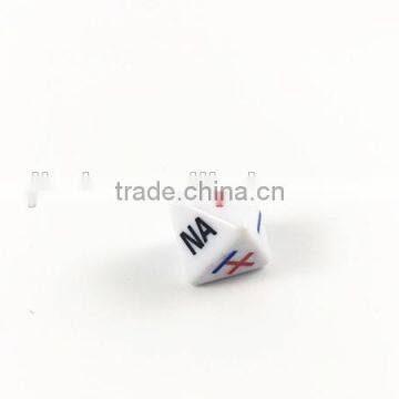 White Logo Printing 8 Sided Custom Dice, Bulk Dice Wholesale photo-3