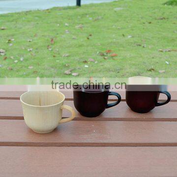 Wooden coffee cup, tea cup with handle ,Eco-friendly wood cups,wood water cup