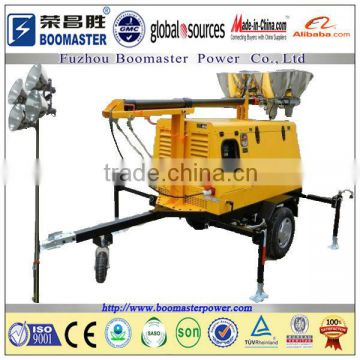 outdoor portable light tower generator, mobile light tower