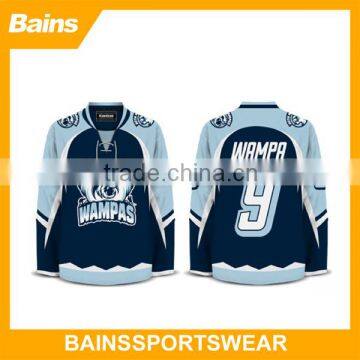 custom sublimated hockey jerseys/cheap hockey jersey/custom reversible hockey jerseys