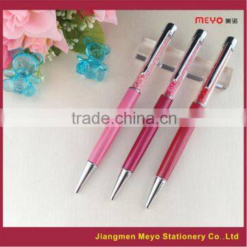 Custom logo crystal pen, logo engraving crystal pen set, logo printing crystal pen