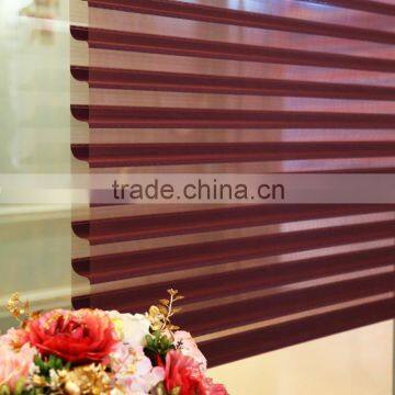 Double layer Horizontal blackout roller blinds for shangri-la blinds