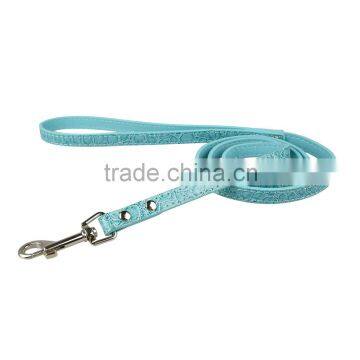 China Fake Crocodile Flat Leather Dog Leash photo-6