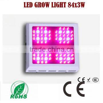 High Power Square Apollo 4 Led Grow Light 4 heads 200W Full Spectrum LED Grow Lights for Indoor Plants 84X3W