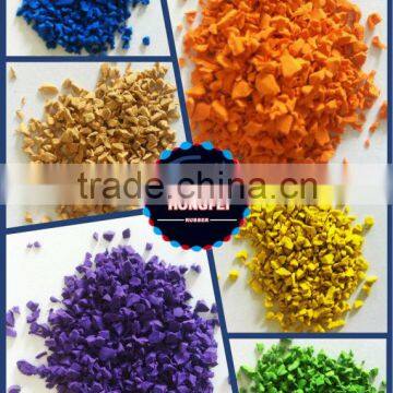 UV-resistant color epdm granules for playground flooring, sports surface