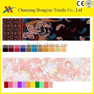 Custom designs Microfiber brushed polyester peach skin printed textile fabric for bed sheet,bed cover and pillowcase