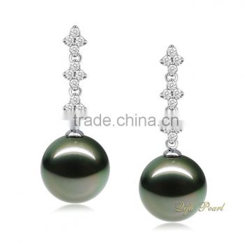 18k Gold Fashion Pearl Earring Settings