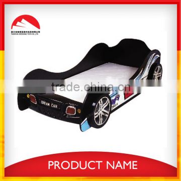 2015 New Design Wooden kids Cartoon Bed car bed