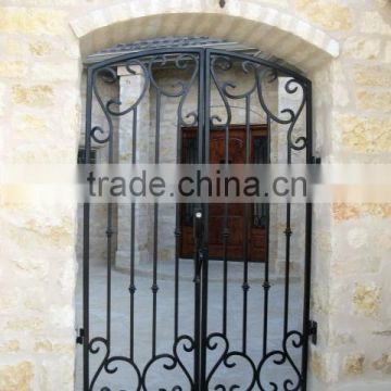 wrought iron exterior door,double entry door,single entry door,iron gate,security gate,