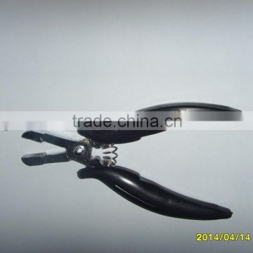 2014 hot selling hair pliers with spring combination pliers for hair extension