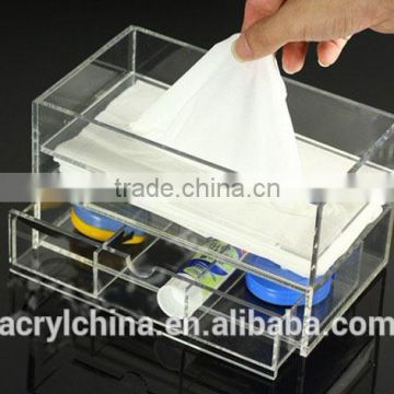 2015 new fancy tissue box holder holders box holder acrylic toilet tissue holder