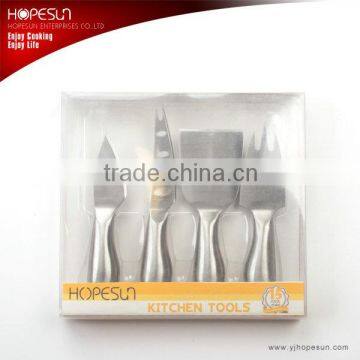 HS-TZ032 Stainless steel cheese knife set food grade for gift