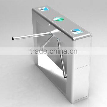 fingerprint 304 stainless steel semi-auto tripod turnstile