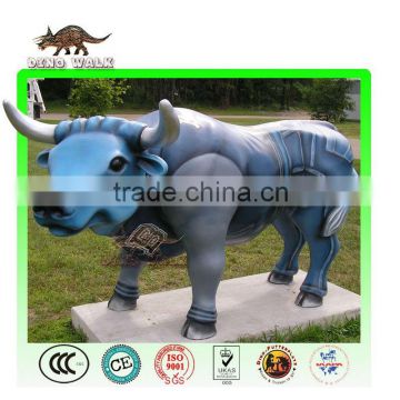 High Quality Emulation Realistic Fiberglass Cartoon Bull