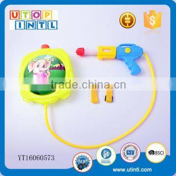 High Quality Non Toxic Plastic Elephant Back Pack Water Spary Pink Water Gun for Both Kids Supplier's Choice