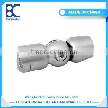 flexible handrail pipe stainless steel glass connector