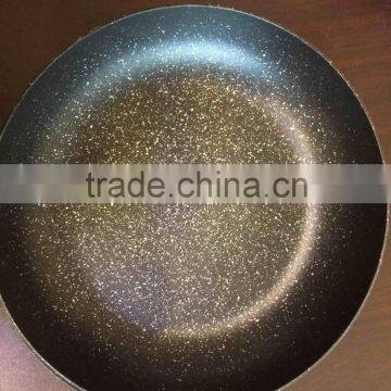 High Quality Aluminum Non-stick Black Marble Fry Pan Skillet Pressed Cookware Kitchenware Set