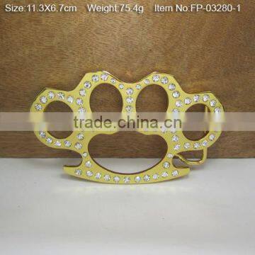 Pressing Zinc Alloy Fashion Famous Brand Logo Color Plate Belt Buckle photo-6