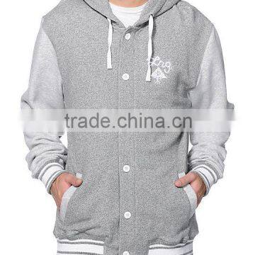 Baseball Cotton Fleece Varsity Jacket,custom Baseball Customized Fleece Varsity Jacket/bomber Streetwear Cotton Fleece Jacket photo-5