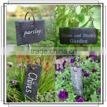 Vegetable farm & garden slate green plant tags