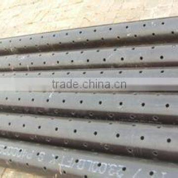 Steel Round Hole Strength Enhanced Stainless Steel Perforated Pipes