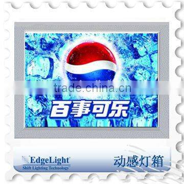 Edgelight DLP dynamic LED slim sign animation light box