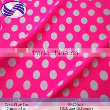 Solid Swimwear fabric Nylon Spandex Plaid Fabric metallic lycra fabrics