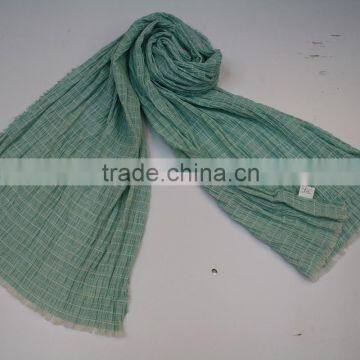 Good Quality Crumple Cotton Infinity Scarf photo-4