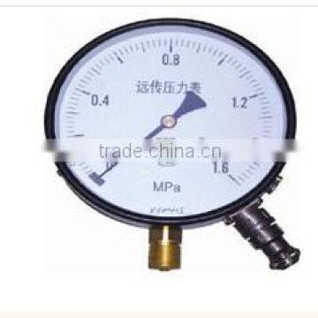 Double needle pressure gauge pressure gauge air gauge