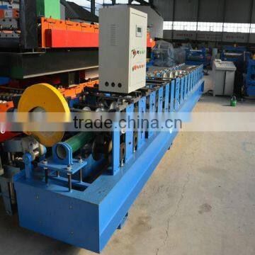 Auto steel downspout pipe roll forming machine